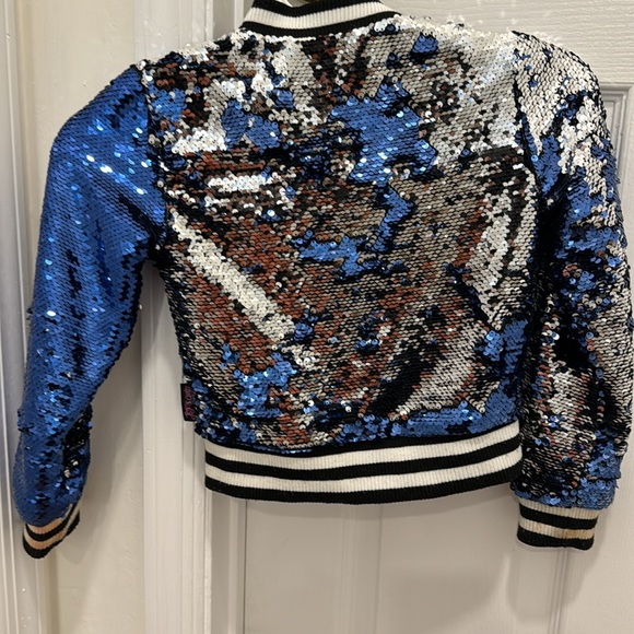 JoJo Siwa Reversible Sequin Bomber Jacket - Picture 6 of 6